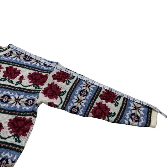 Vintage Private Eyes Alpine Roses Sweater New Dead Stock Sz 3X - Picture 6 of 14